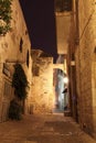 Ancient Alley in Jewish Quarter, Jerusale