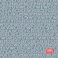 Ancient alphabet seamless texture. Letters and numbers pattern