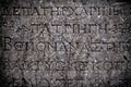 Ancient Alphabets on Marble Background Royalty Free Stock Photo