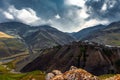 Ancient alpine village Khinalig in Azerbaijan