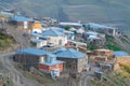 Ancient alpine village Khinalig in Azerbaijan