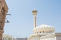 Ancient amazing arabian cream colour holy mosque roof