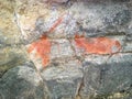 Ancient American Petroglyphs Drawn on Rock