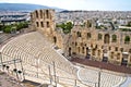 Ancient amphitheater at Acropolis, Athens, Greece Royalty Free Stock Photo
