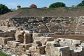 Ancient amphitheater in the archeological area of Larissa. Greece