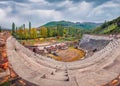 Ancient amphitheater in Betola town, North Macedonia, Europe