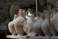 Ancient amphora found in ruins in Italy Royalty Free Stock Photo