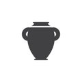 Jewish Amphora vector icon