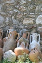 Ancient amphoras Royalty Free Stock Photo