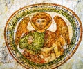 Ancient Angel Wall Painting Santa Maria Gloriosa de Frari Church Venice Italy Royalty Free Stock Photo