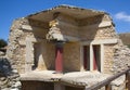 Knossos Palace is an architectural object of the Minoan era Royalty Free Stock Photo