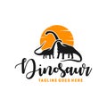 Ancient animal dinosaur logo