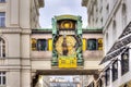 Ancient Anker clock Ankeruhr on Hoher markt square in Vienna, Austria Royalty Free Stock Photo