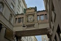 Ancient Anker clock (Ankeruhr) on Hoher markt square in Vienna. Royalty Free Stock Photo
