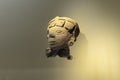 ancient Anthropomorphic ceramic head