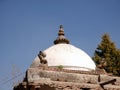 Ancient antique building temple worship sanctuary palace of nepal Lalitpur or Patan Bhaktapur durbar square for nepalese people Royalty Free Stock Photo