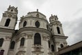 Ancient antique church in the mountains