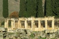 Ancient antique city ruins of Hierapolis Royalty Free Stock Photo