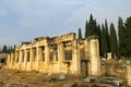 Ancient antique ruins of Hierapolis Royalty Free Stock Photo