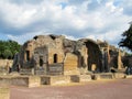 Ancient antique ruins of Villa Adriana, Tivoli Rome Royalty Free Stock Photo