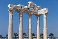 Ancient Apollo temple columns at Turkey Side