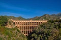 Aqueduct Eagle, Nerja, Spain. Royalty Free Stock Photo