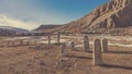 Ancient cemetery in highlands Royalty Free Stock Photo