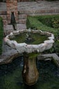 Ancient Arabic fountain in a courtyard