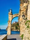 Ancient arch at  Pasaia Royalty Free Stock Photo