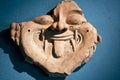 Ancient archaeological face