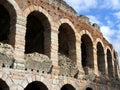 Ancient arches of the ancient Roman landmark building