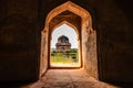 View from Ancient Arches and tombs