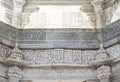 Ancient Architectural Ornament Stone Carving Decorations Inside Jain Temple