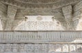 Ancient Architectural Ornament Stone Carving Decorations Inside Jain Temple