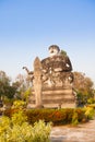 Ancient architecture (Buddha park) in Thailand Royalty Free Stock Photo