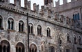 Ancient architecture in the cathedral square in Trento, Italy Royalty Free Stock Photo