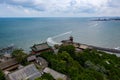 Aerial photography of Penglai tourist attraction