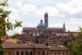 Ancient architecture in the city of Siena Royalty Free Stock Photo