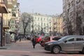 Ancient architecture in the city streets