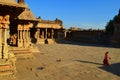 Ancient architecture of Hampi - Indian city in Karnataka state. India