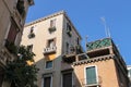 Ancient architecture of historic center in Venice Royalty Free Stock Photo