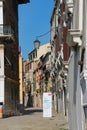 Ancient architecture of historic center in Venice, Italy Royalty Free Stock Photo