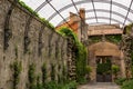 Ancient architecture in Italy with pergola