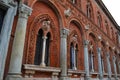 Ancient architecture, old church building, Milan, Italy Royalty Free Stock Photo