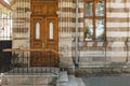 Ancient architecture old city rustic doors. Royalty Free Stock Photo