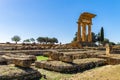 Ancient Architecture And Ruins Of Greek Temple Near Agrigento, Sicily
