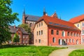 Ancient architecture in Wismar, Germany