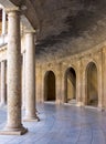 Ancient arena in the Alhambra Palace in Spain Royalty Free Stock Photo