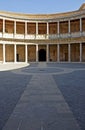 Ancient arena in the Alhambra Palace in Spain Royalty Free Stock Photo