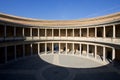 Ancient arena in the Alhambra Palace in Spain Royalty Free Stock Photo